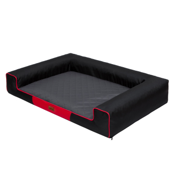 Hundebett "Victoria", Farbe schwarz mit graphit