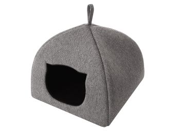 Katzenbett, Katzenbox "Igloo 2.0", Farbe graphit