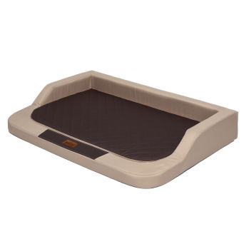 Hundebett "Medico Standard", Farbe beige mit braun