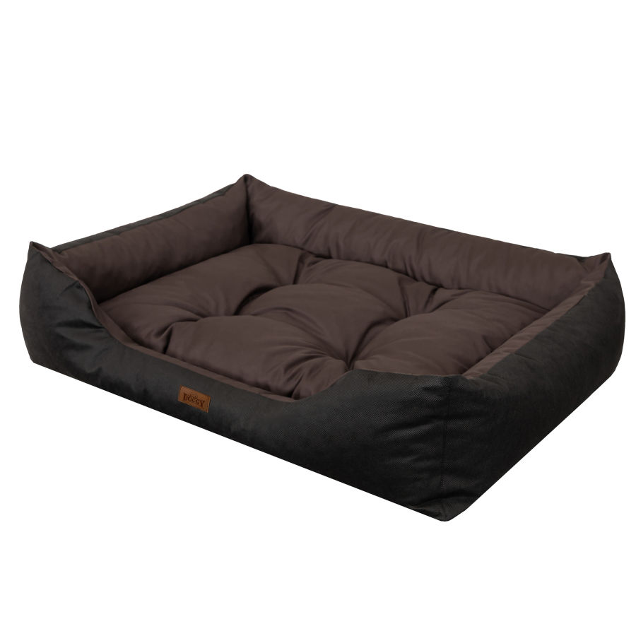 Hundebett „Puffy”, Farbe: braun mit schwarz