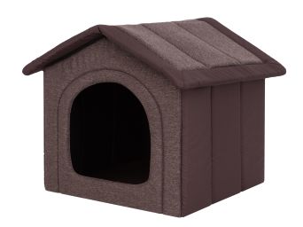 Hundehütte für Zuhause "Inari", Farbe braum