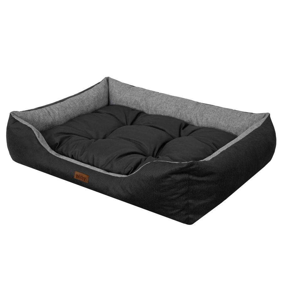 Hundebett „Puffy”, Farbe: schwarz mit graphit