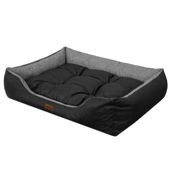 Hundebett „Puffy”, Farbe: schwarz mit graphit