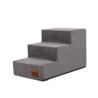 Kleine Hundetreppe "Savoy" Farbe graphit