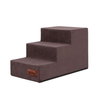 Kleine Hundetreppe "Savoy" Farbe braun