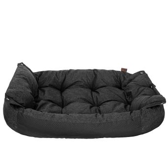 Hundebett "Twice" 2in1, Farbe schwarz