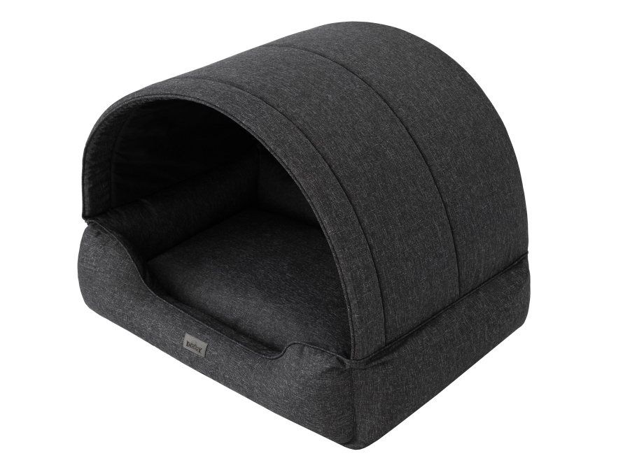 Hundebett und Hundehütte 
