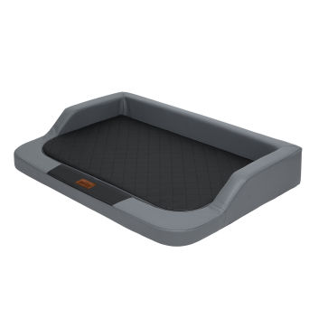 Hundebett "Medico Lux", Farbe graphit mit schwarz