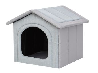 Hundehütte für Zuhause "Inari", Farbe taubenfarben