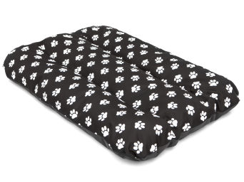 Hundematratze "Eko prestige", Farbe schwarz mit Pfoten