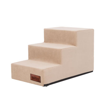 Kleine Hundetreppe "Savoy" Farbe beige