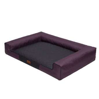 Hundebett "Victoria", kastanienbraun mit Matratze