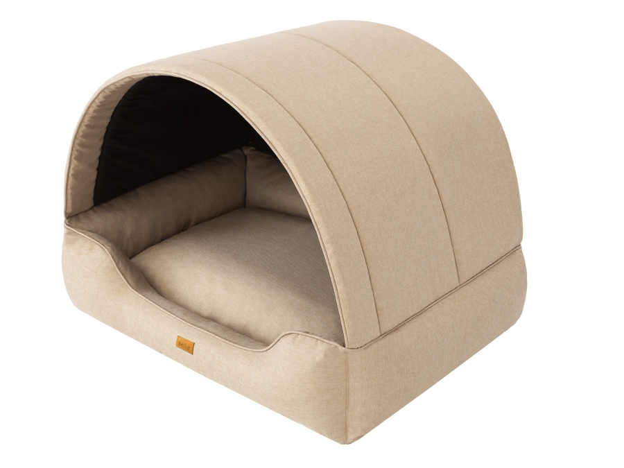 Hundebett und Hundehütte 