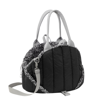 Hundebett, Tragetasche, Hundesitz "Sea Shell" R1 Farbe Schwarz