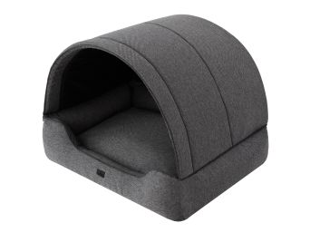 Hundebett und Hundehütte "Prompter", Farbe graphite