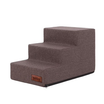 Kleine Hundetreppe "Inari" Farbe braun