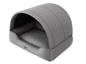 Hundebett und Hundehütte "Prompter", Farbe graphit
